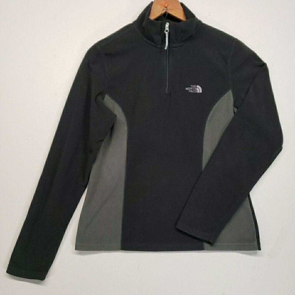 The North Face Womens Small Lightweight Fleece Quarter Zip Sweater Sweatshirt